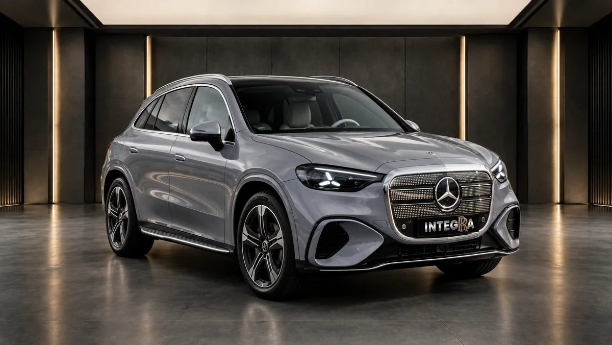 Студийная визуализация MERCEDES-BENZ GLC Electric SUV 2026