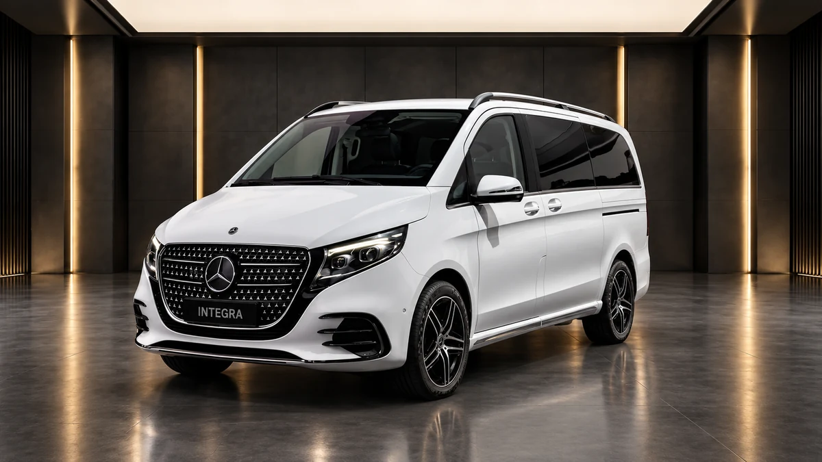 Студийная визуализация MERCEDES-BENZ V 300 L Base 2024