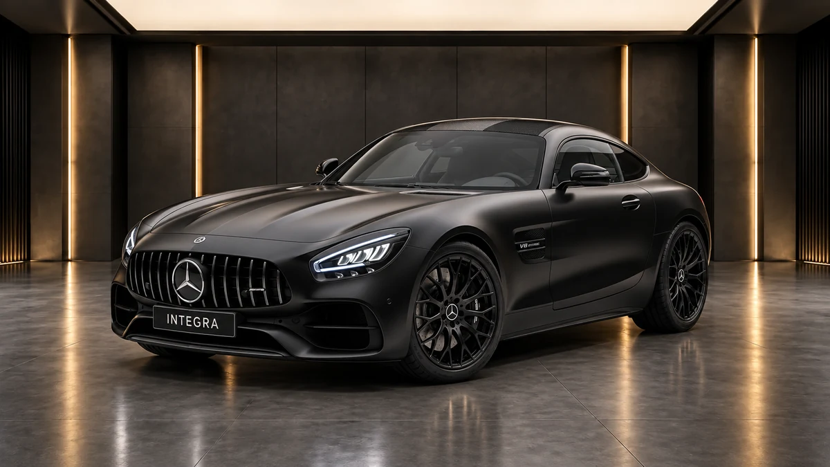 Студийная визуализация MERCEDES-BENZ AMG GT Coupe 2022