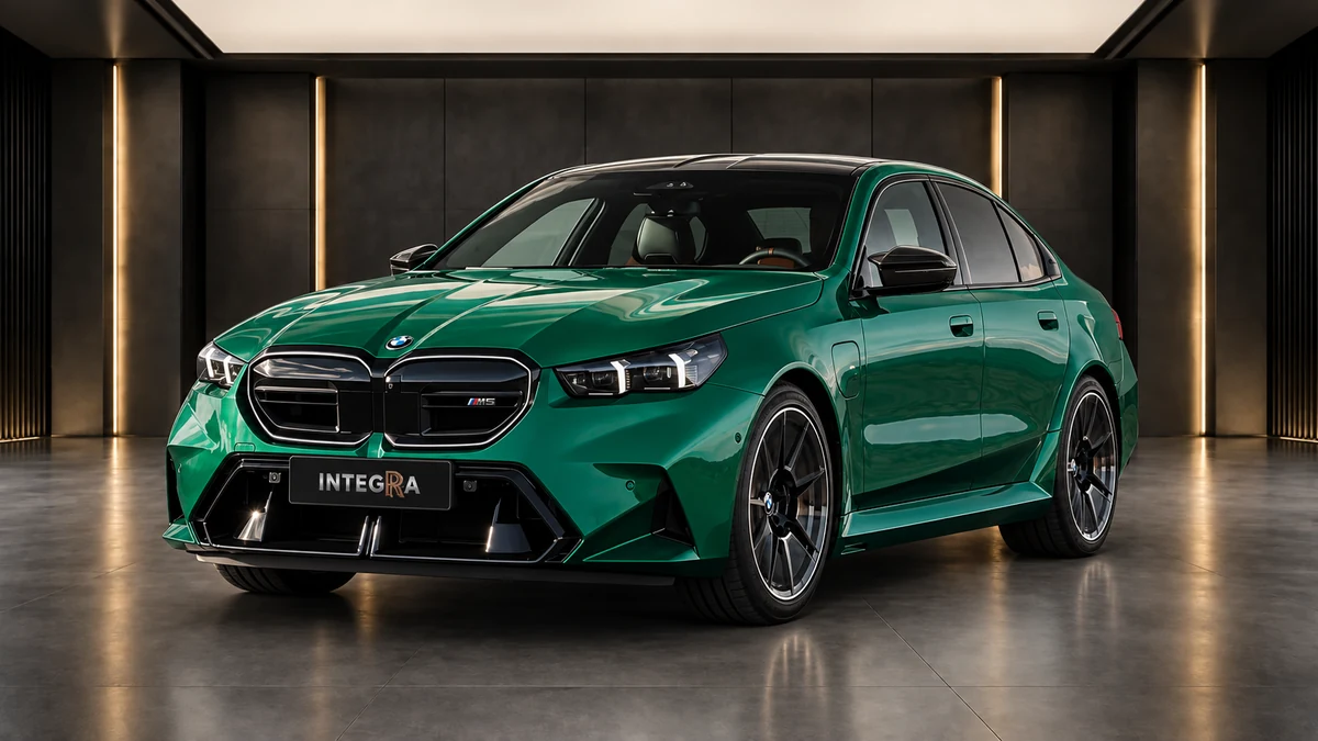 Студийная визуализация BMW M5 2025
