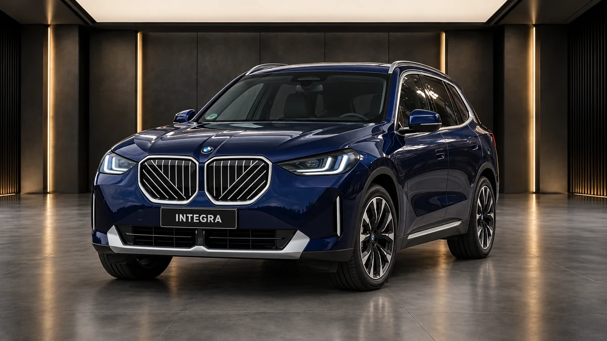 Студийная визуализация BMW X3 2025
