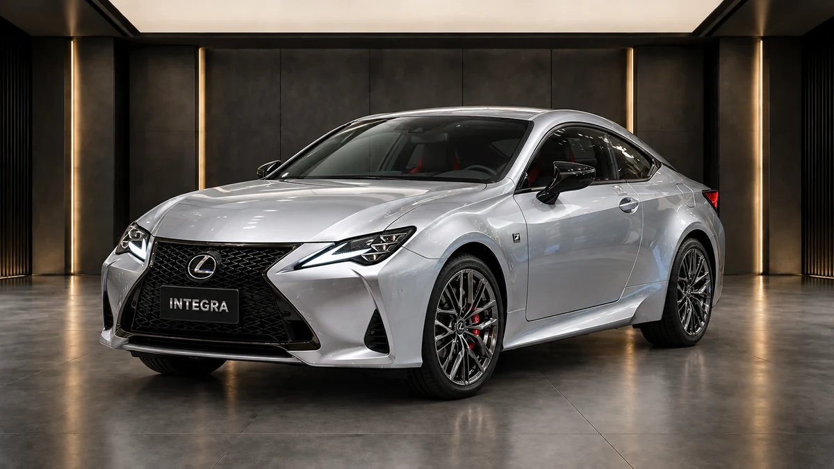 Студийная визуализация Lexus RC 2025