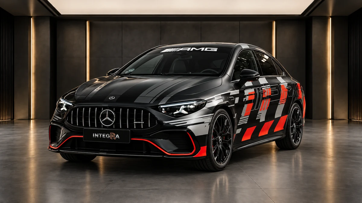 Студийная визуализация MERCEDES-BENZ AMG CLA 2026