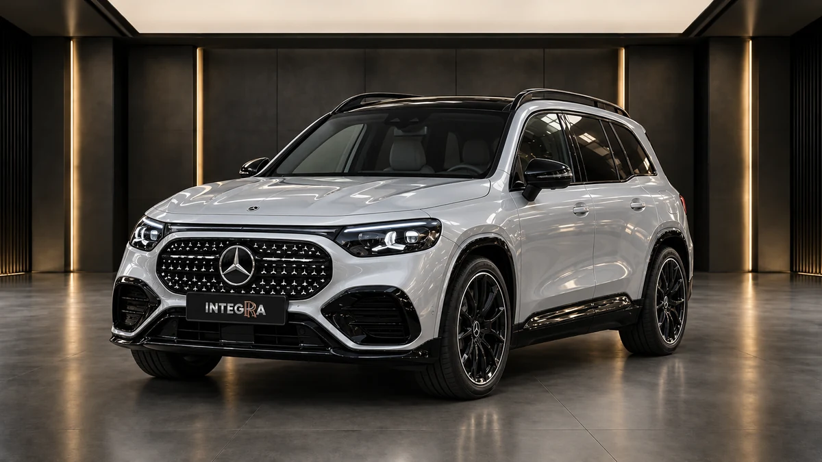 Студийная визуализация MERCEDES-BENZ GLB Electric 2026