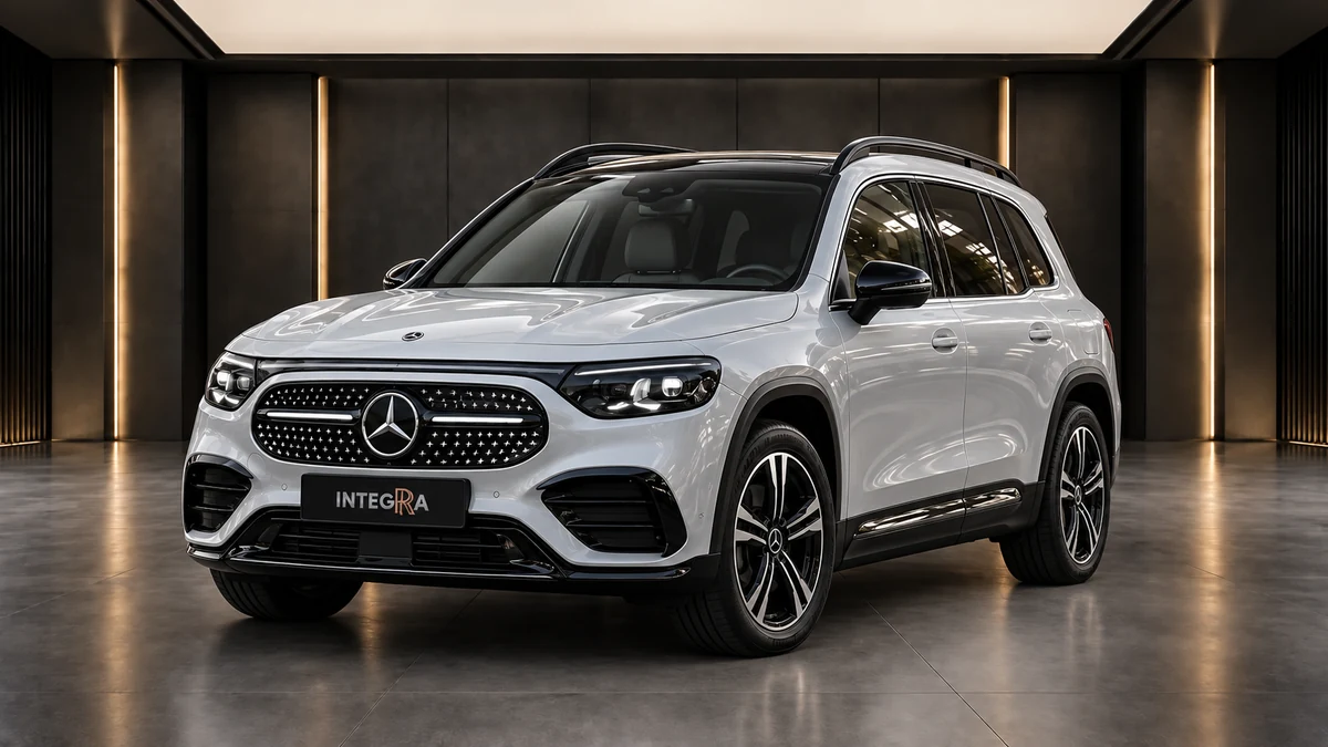 Студийная визуализация MERCEDES-BENZ GLB Electric 2026