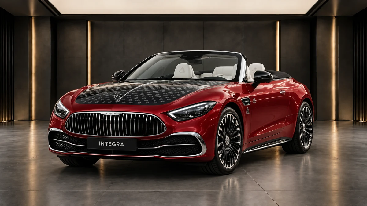 Студийная визуализация MERCEDES-BENZ Maybach SL-Class 2026