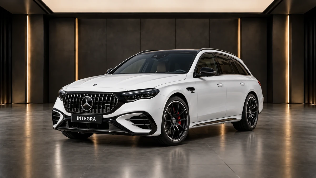 Студийная визуализация MERCEDES-BENZ AMG E-Class Touring 2024