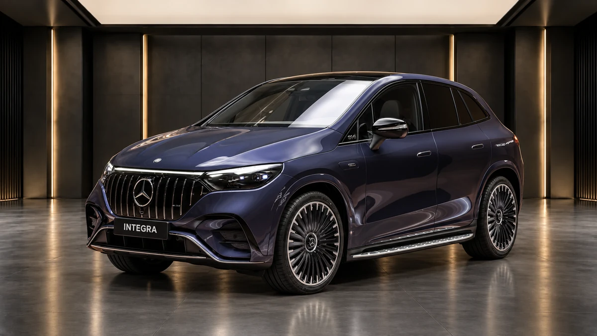 Студийная визуализация MERCEDES-BENZ AMG EQE SUV 2024