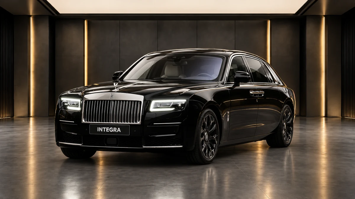 Студийная визуализация ROLLS-ROYCE Ghost LWB 2021