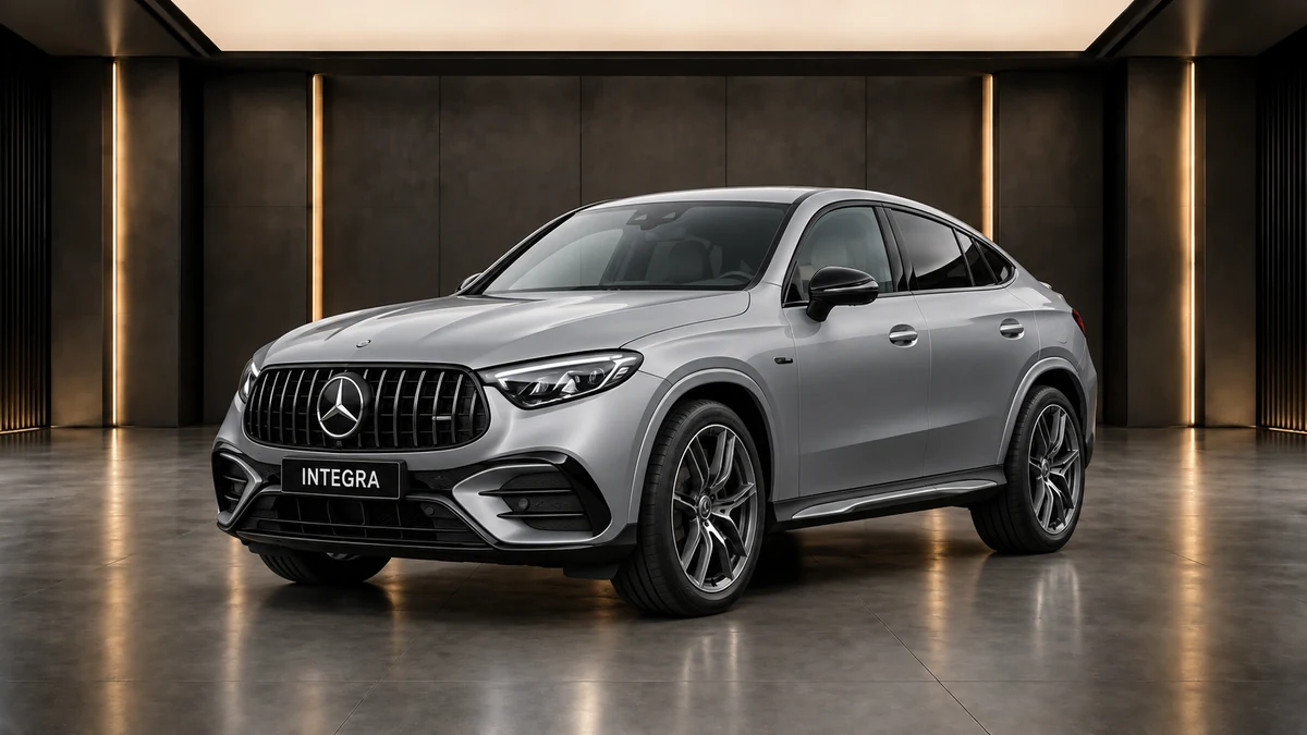 Студийная визуализация MERCEDES-BENZ AMG GLC Coupe 2024