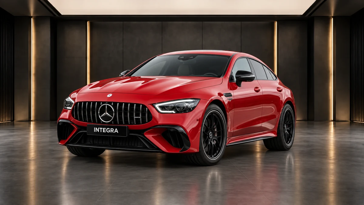 Студийная визуализация MERCEDES-BENZ AMG GT Four-door 2024