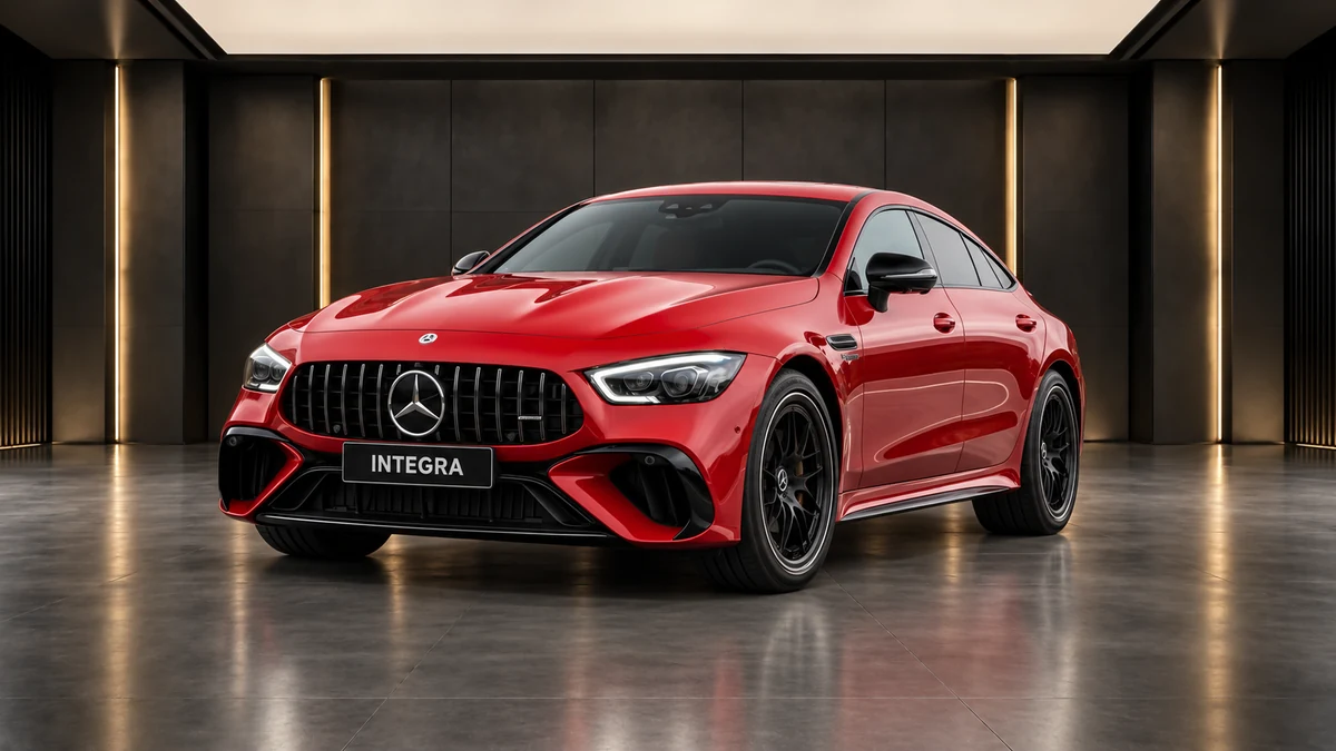 Студийная визуализация MERCEDES-BENZ AMG GT Four-door 2024