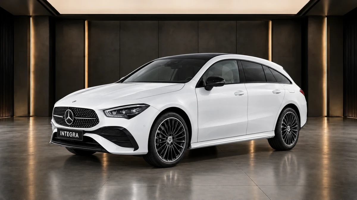 Студийная визуализация MERCEDES-BENZ CLA Shooting Brake 2024