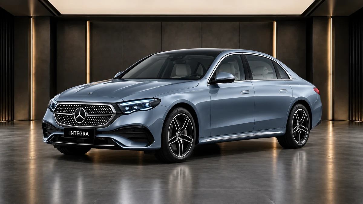 Студийная визуализация MERCEDES-BENZ E-Class L Sedan 2024