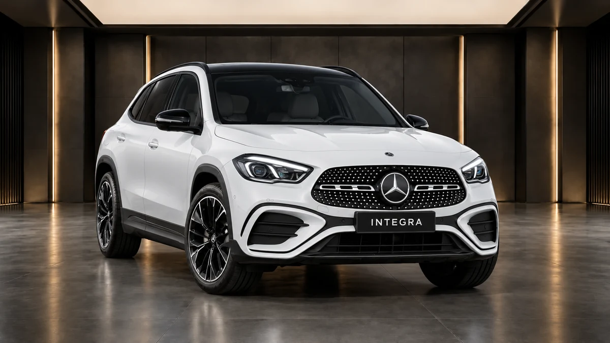 Студийная визуализация MERCEDES-BENZ GLA SUV 2024