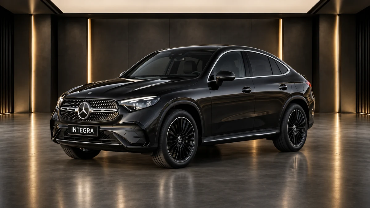 Студийная визуализация MERCEDES-BENZ GLC SUV Coupe 2024