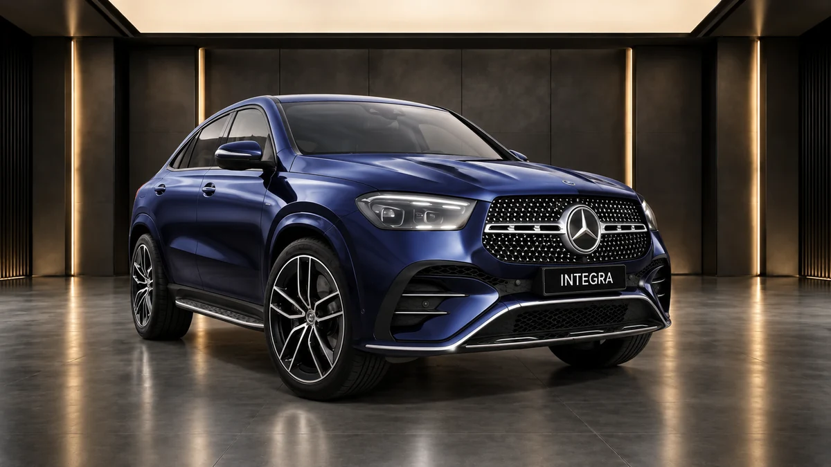 Студийная визуализация MERCEDES-BENZ GLE Coupe 2024
