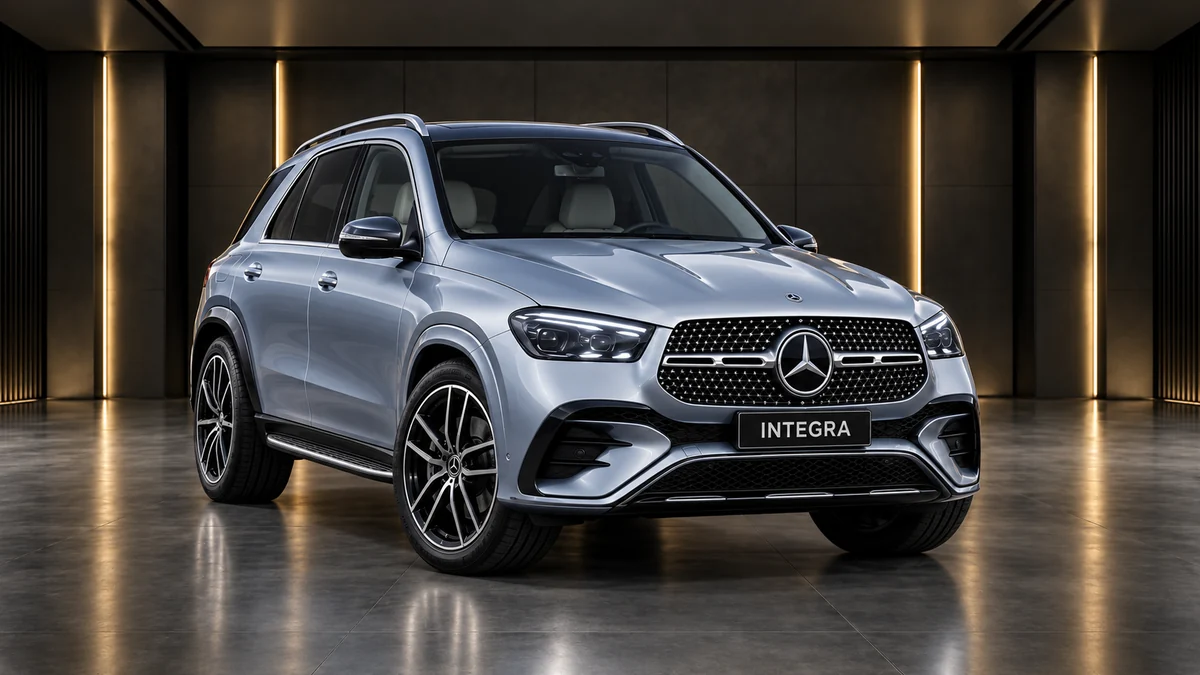 Студийная визуализация MERCEDES-BENZ GLE SUV 2024