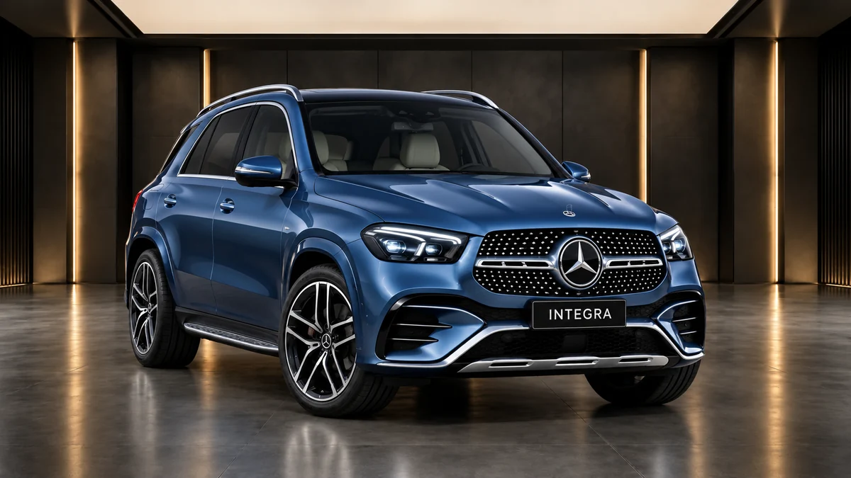Студийная визуализация MERCEDES-BENZ GLE SUV 2024