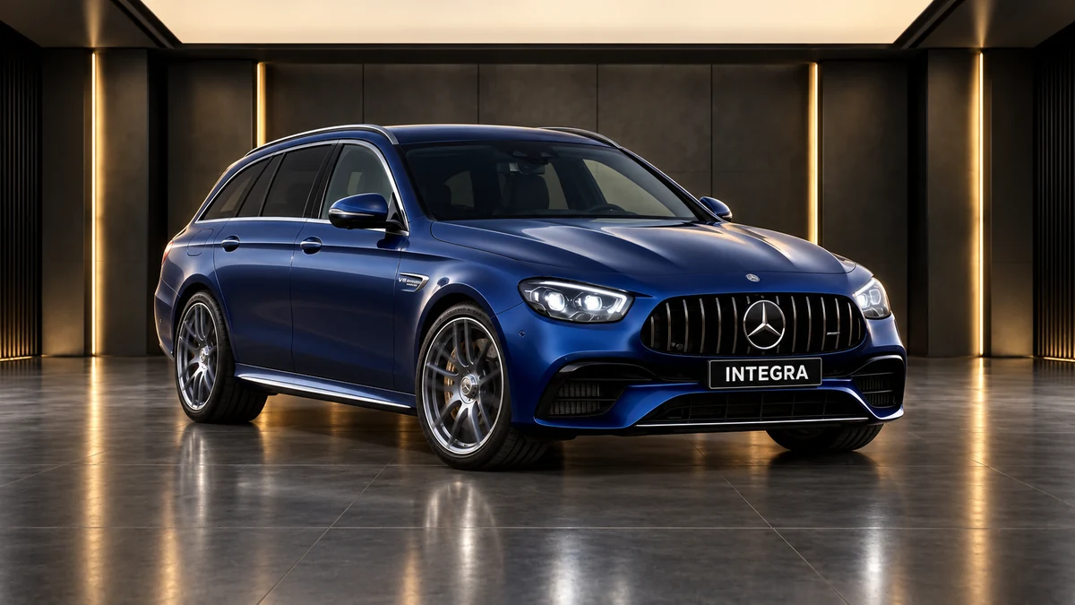 Студийная визуализация MERCEDES-BENZ AMG E 63 S Touring 2023