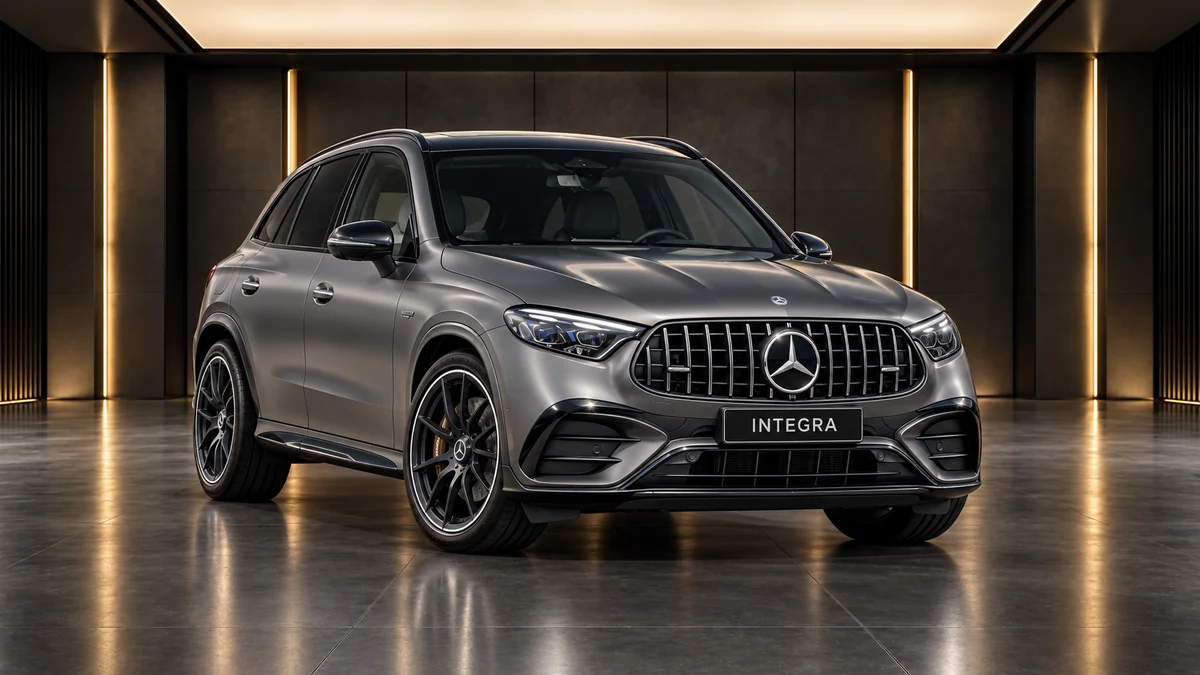 Студийная визуализация MERCEDES-BENZ AMG GLC SUV 2023
