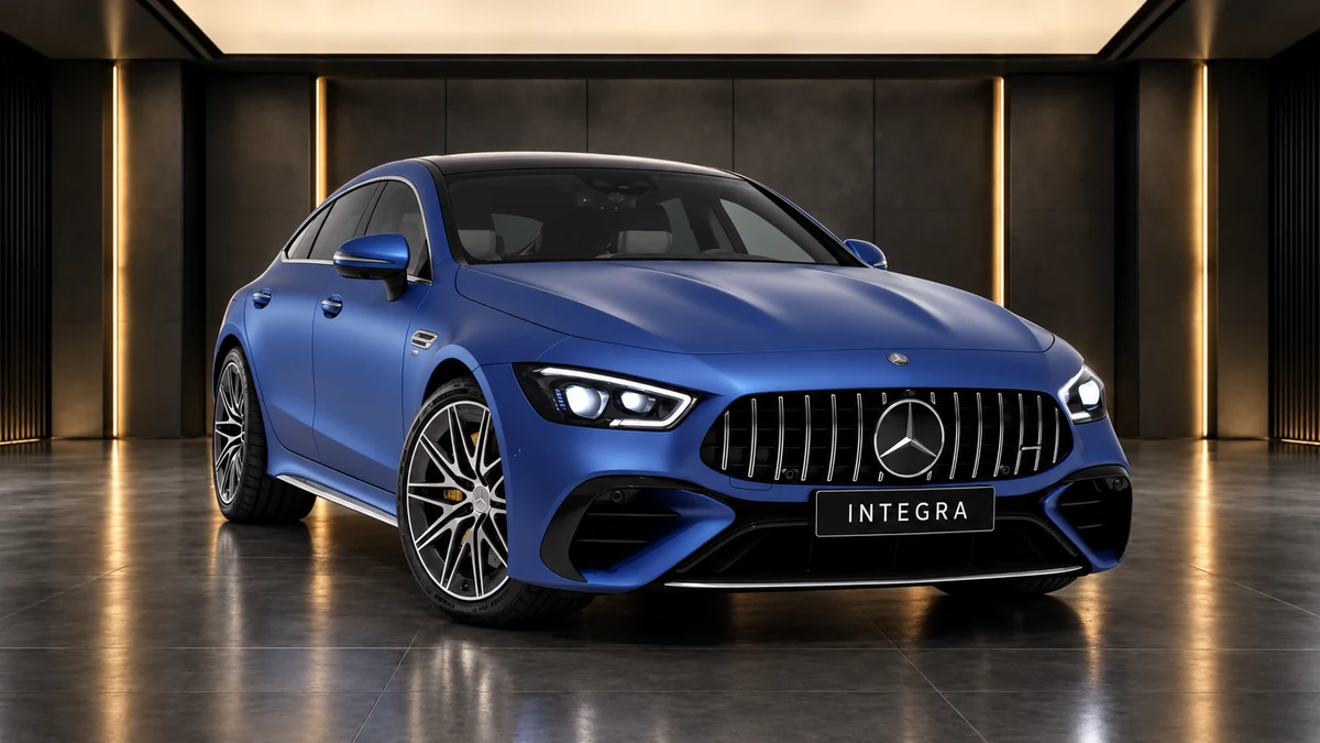 Студийная визуализация MERCEDES-BENZ AMG GT Four-door 43 2023