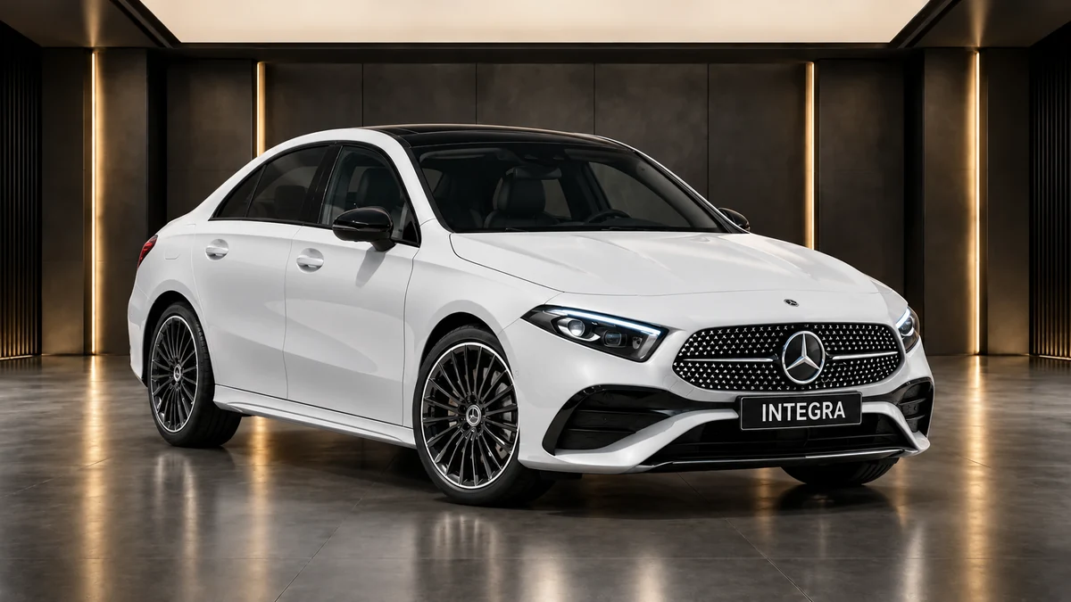Студийная визуализация MERCEDES-BENZ A-Class Sedan 2023