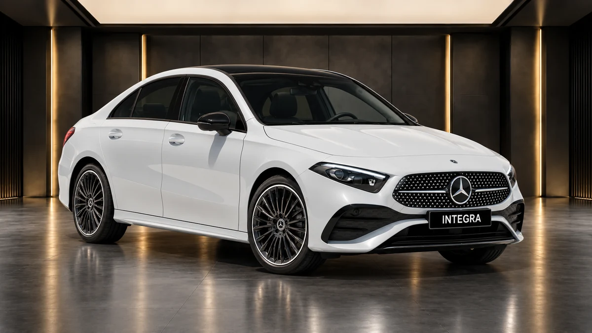 Студийная визуализация MERCEDES-BENZ A-Class Sedan 2023