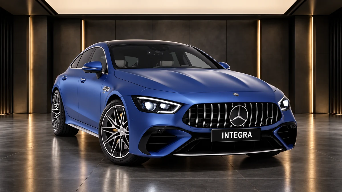 Студийная визуализация MERCEDES-BENZ AMG GT Four-door 2023