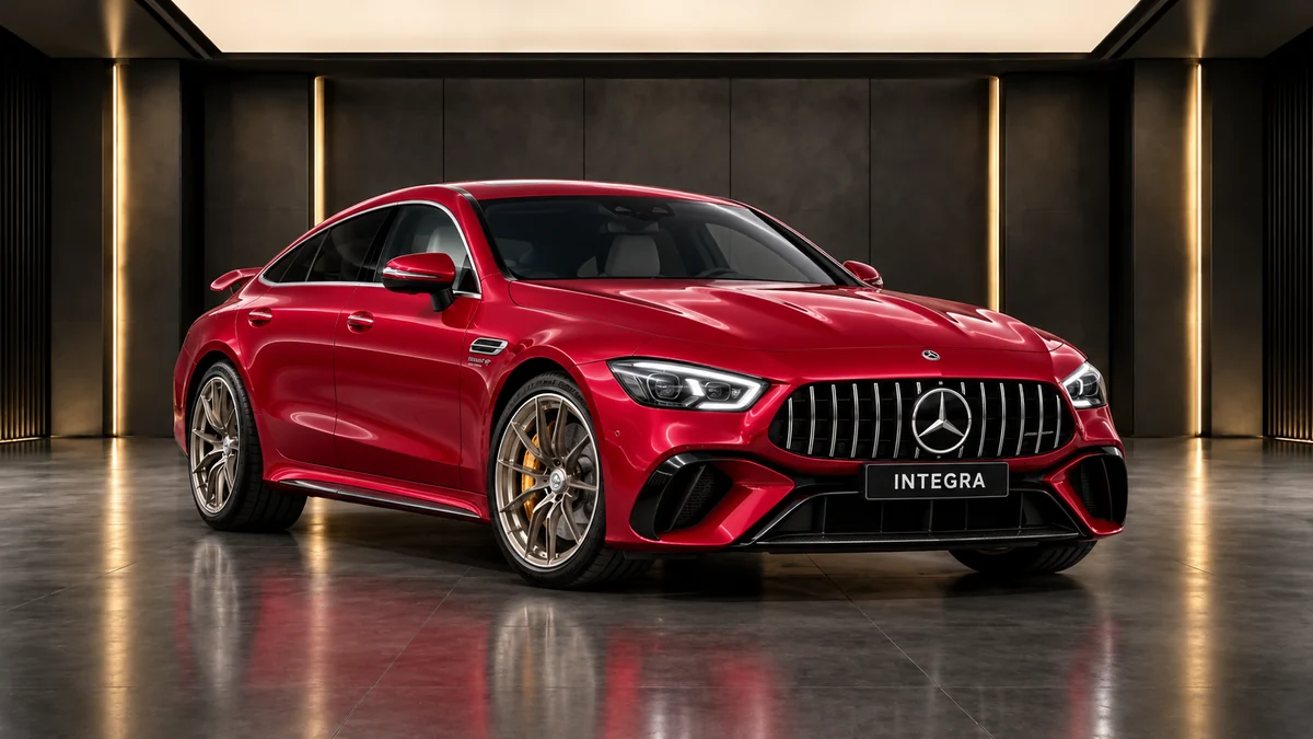 Студийная визуализация MERCEDES-BENZ AMG GT Four-door 2023