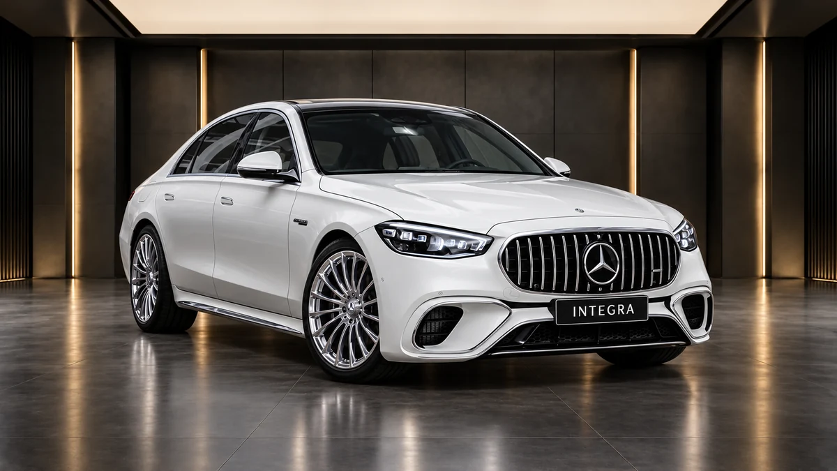 Студийная визуализация MERCEDES-BENZ AMG S-Class 2023