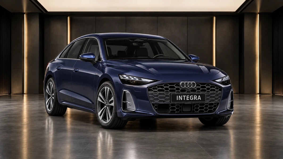 Студийная визуализация AUDI A6 2026