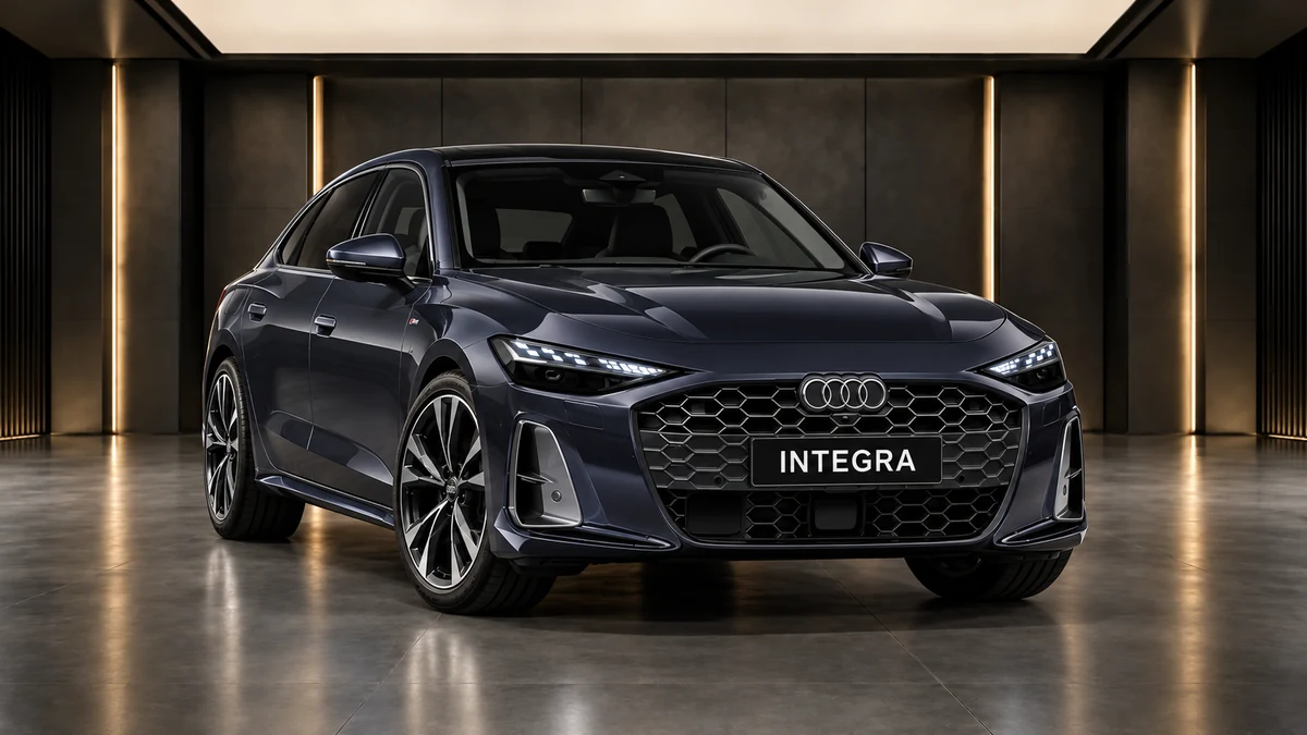 Студийная визуализация AUDI A6 2026