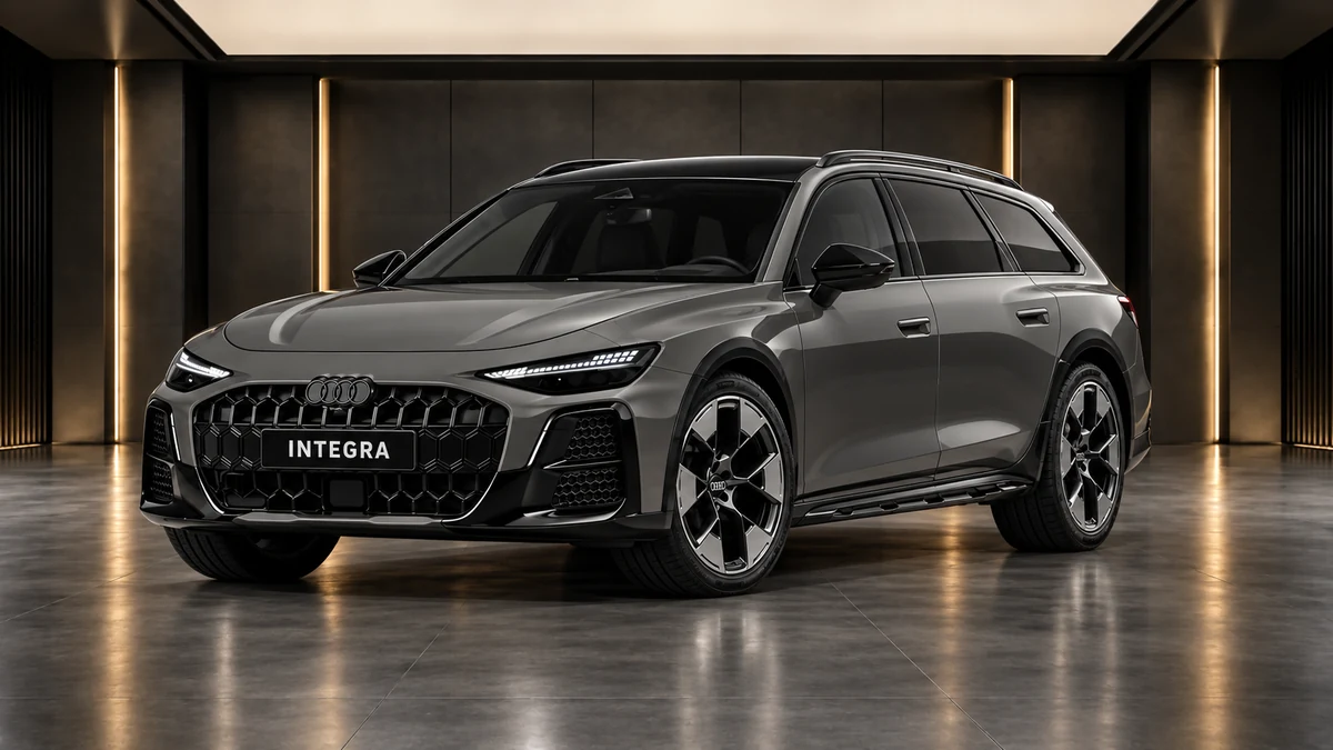 Студийная визуализация AUDI A6 Allroad 2026
