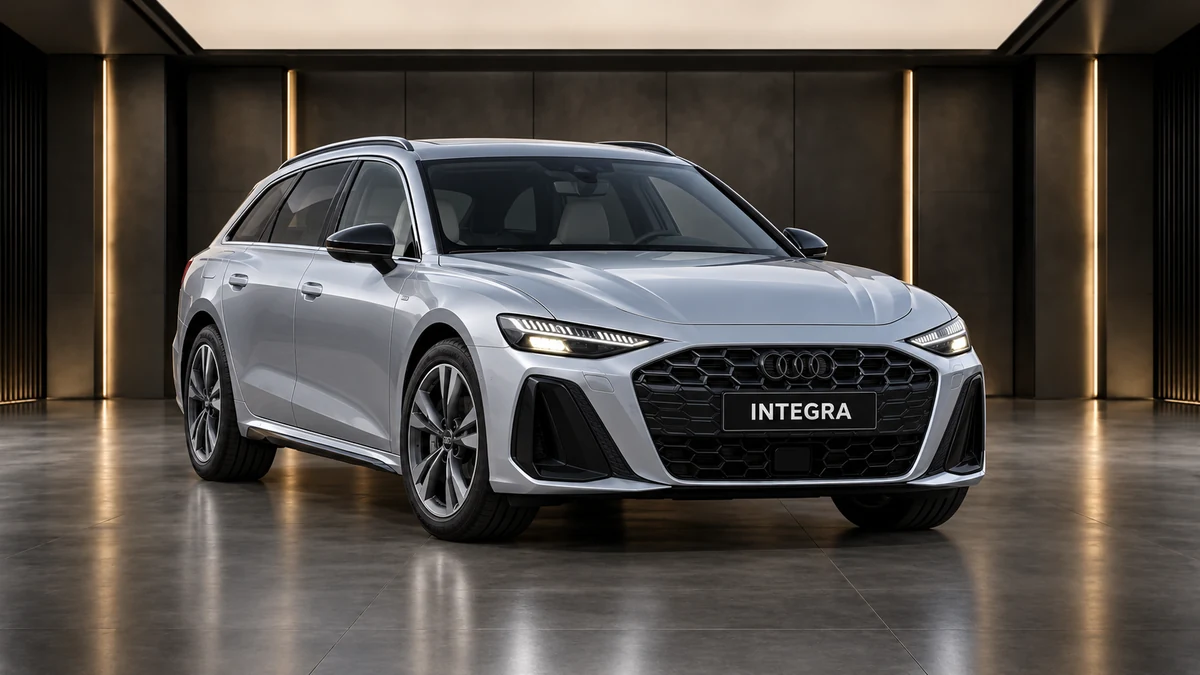 Студийная визуализация AUDI A6 Avant 2026