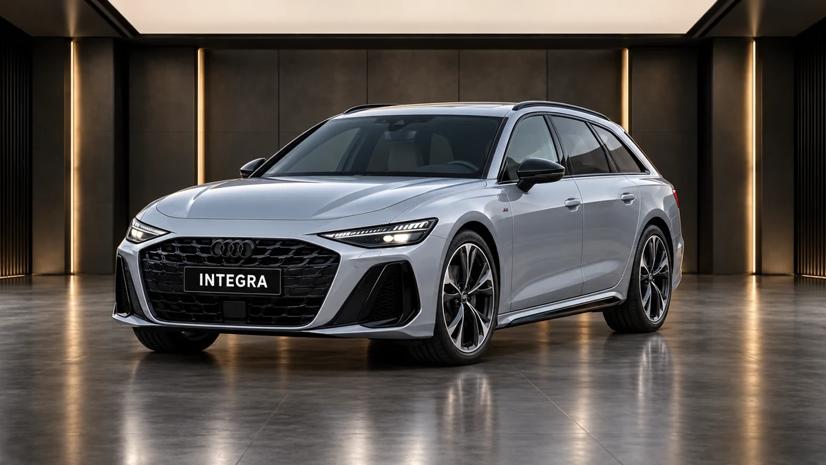 Студийная визуализация AUDI A6 Avant 2026