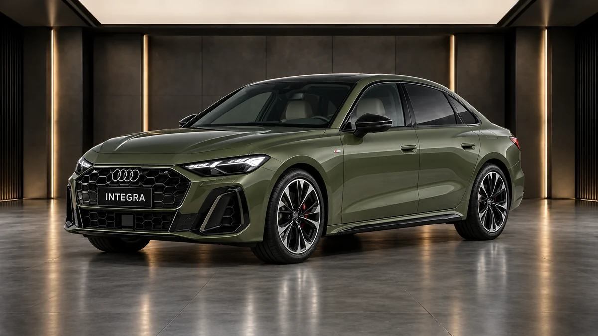 Студийная визуализация AUDI A5L Sedan 2025