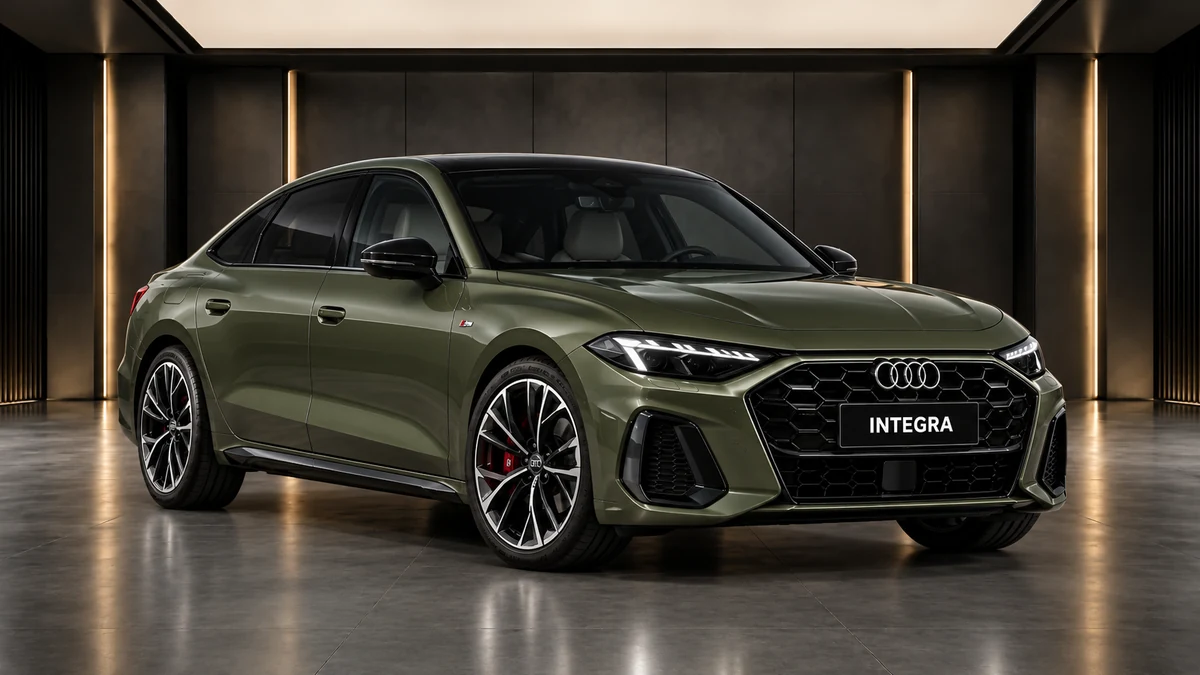 Студийная визуализация AUDI A5L Sedan 2025