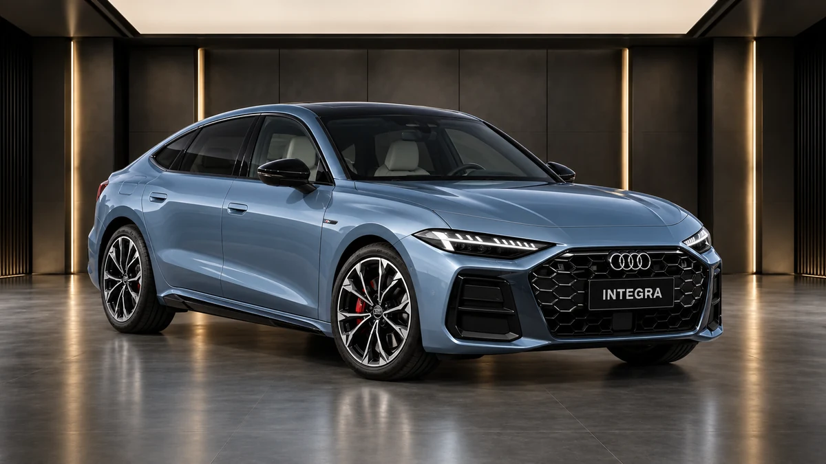 Студийная визуализация AUDI A5L Sportback 2025