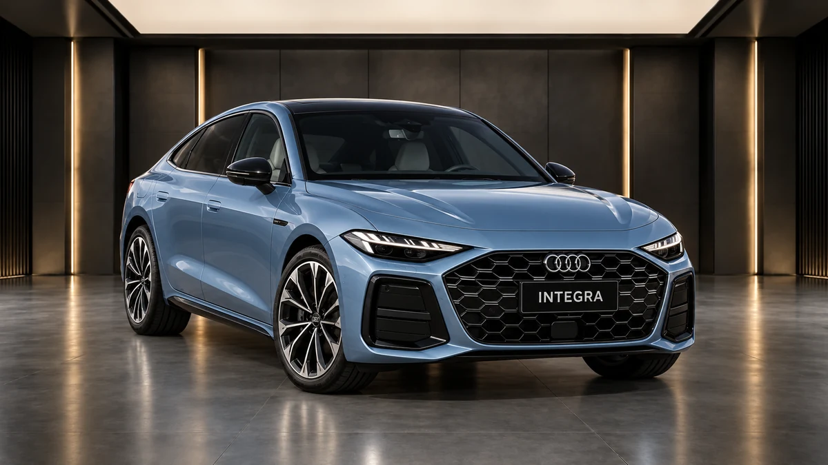 Студийная визуализация AUDI A5L Sportback 2025