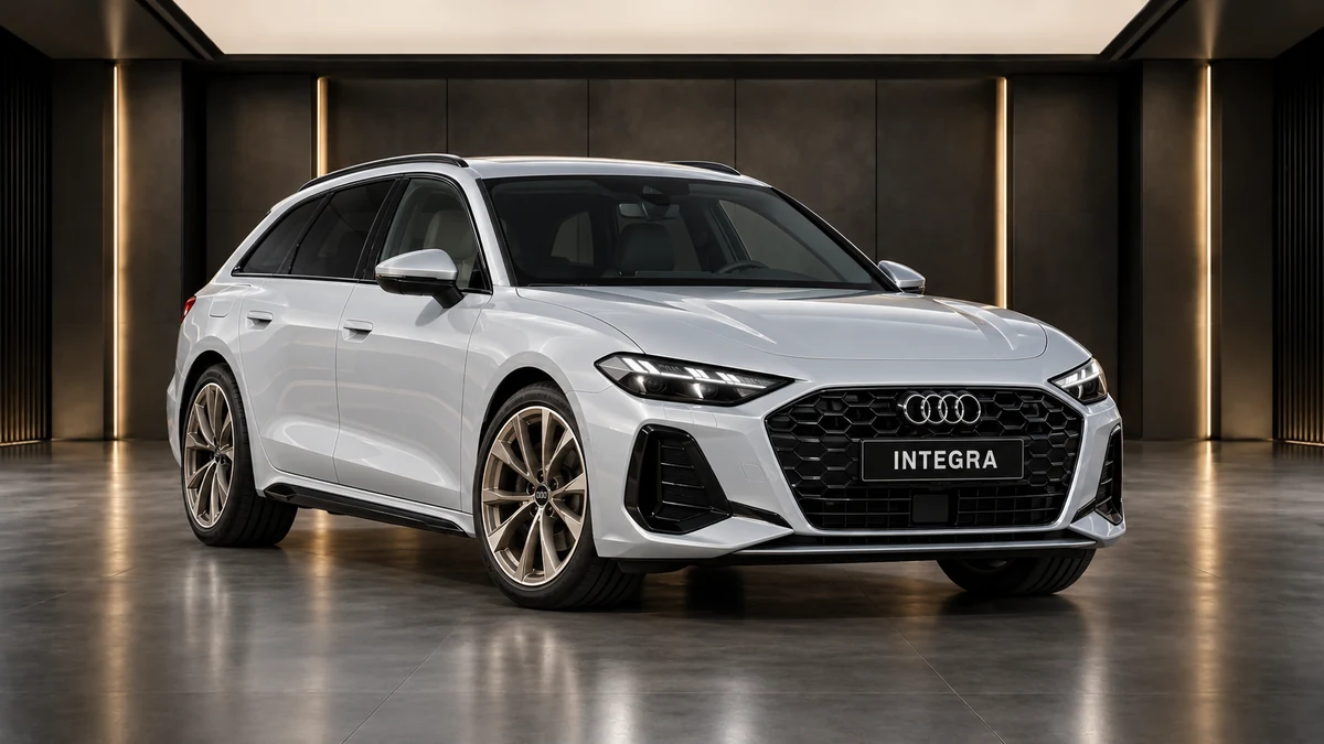 Студийная визуализация AUDI A5 Avant 2025