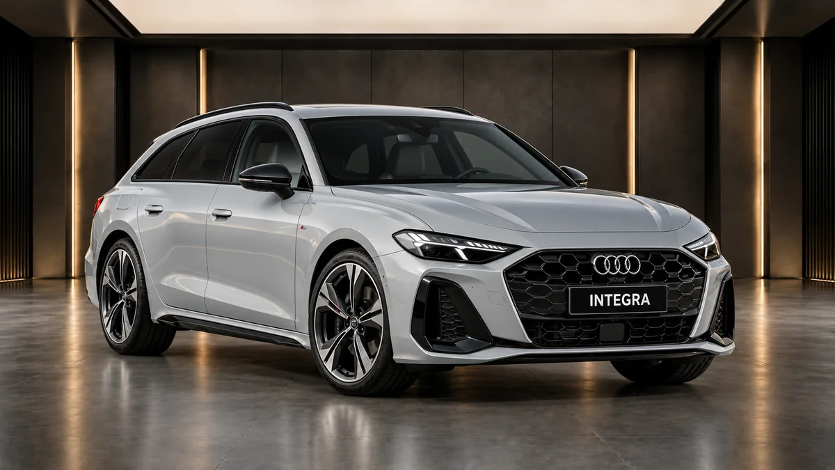 Студийная визуализация AUDI A5 Avant 2025