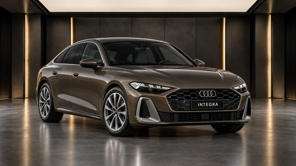 Студийная визуализация AUDI A5 Four-door 2025