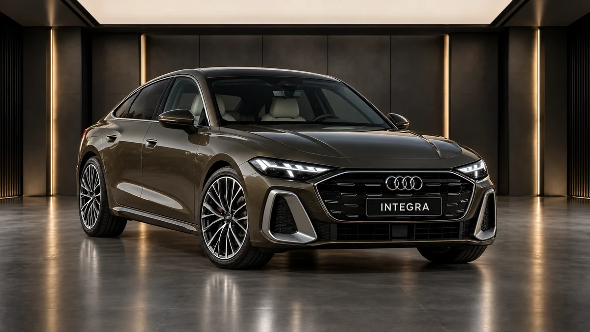 Студийная визуализация AUDI A5 Four-door 2025