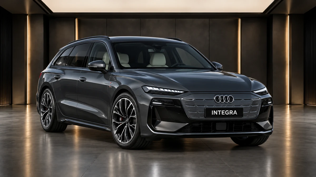 Студийная визуализация AUDI A6 e-tron Avant 2025