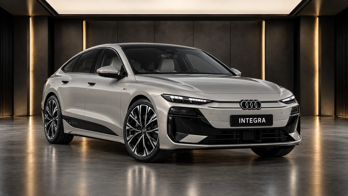 Студийная визуализация AUDI A6 e-tron Sportback 2025