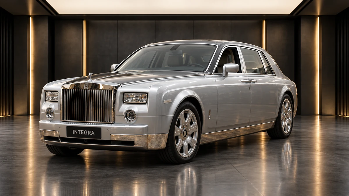 Студийная визуализация ROLLS-ROYCE Phantom LWB 2014