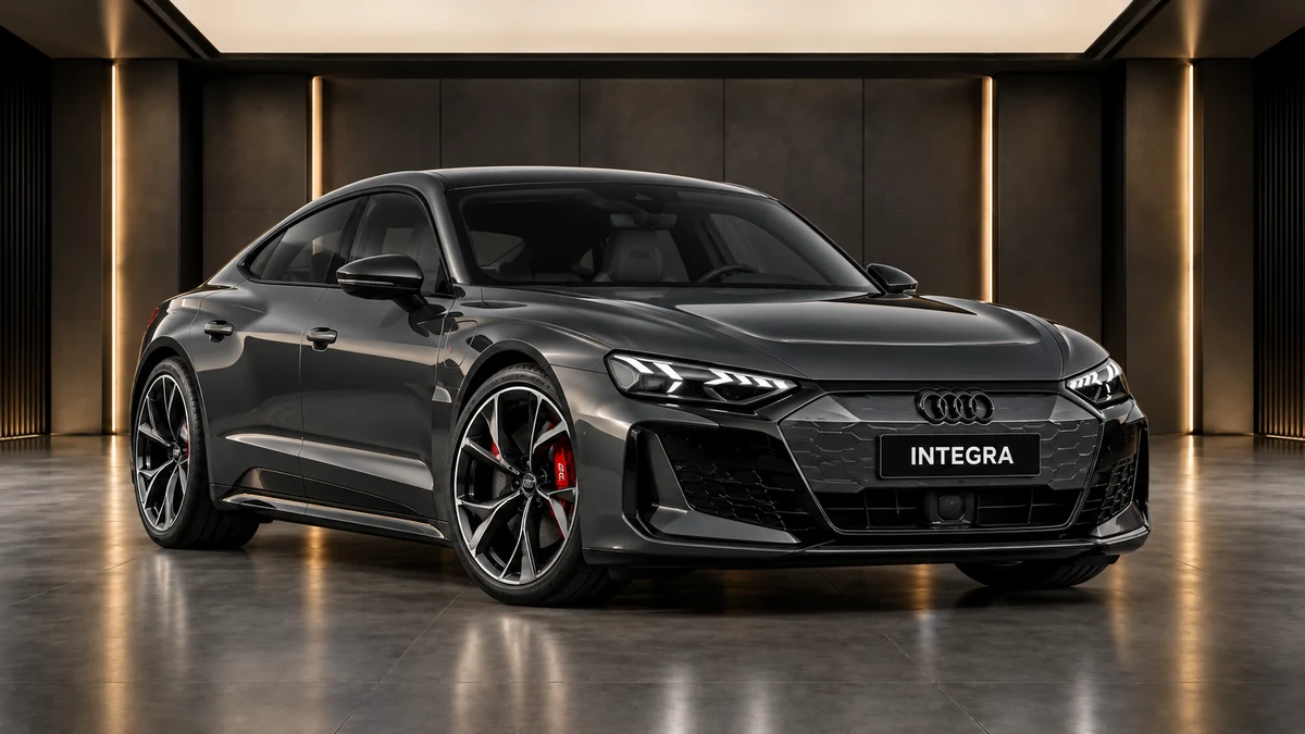 Студийная визуализация AUDI e-tron GT 2025
