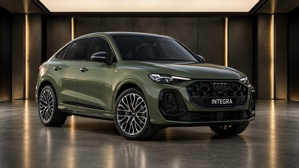 Студийная визуализация AUDI Q5 Sportback 2025