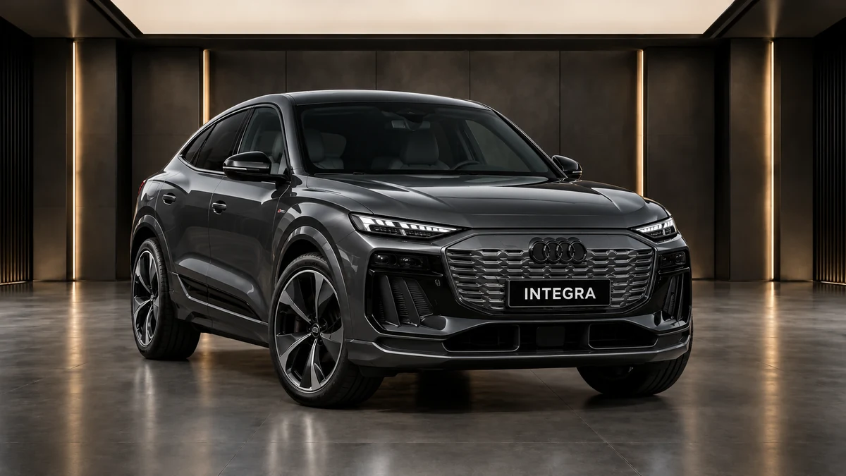 Студийная визуализация AUDI Q6 e-tron Sportback 2025